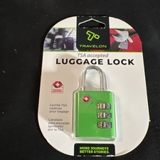 TRAVELON Travel Sentry TSA-Accepted 3-DIAL Zinc Alloy COMBINATION LUGGAGE LOCK