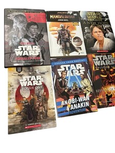 Lot Of 6 Books STAR WARS BOOKS  Junior Novels  Paperback & Hardcover Mix Authors