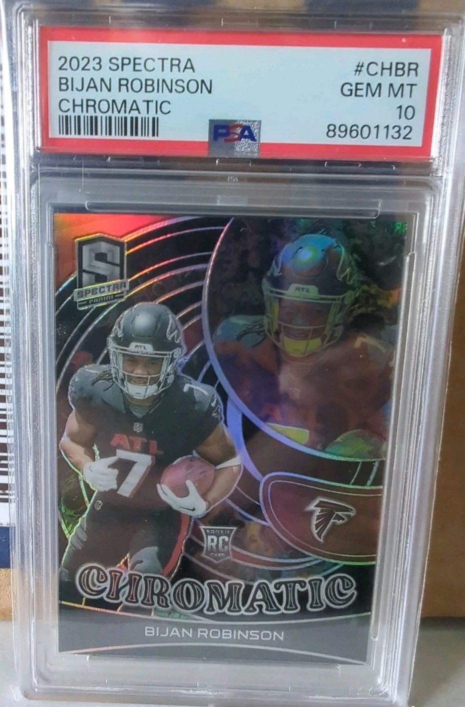 Bijan Robinson Panini Spectra Chromatic #CHBR Base