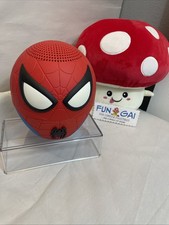 Bigger BITTY BOOMERS 8  Spider-Man Bluetooth Speaker, Marvel - Works Great