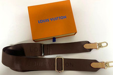 Louis Vuitton Shoulder Strap Adjustable Crossbody Shoulder Replacement Brown..