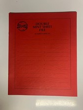 Meghrig Double Mint Sheet File - 24 Sheet Capacity - RED