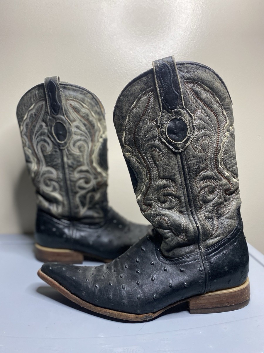 Mens Aguila Real Boots With Ostrich Leather Cowboy Boots | eBay display picture 3