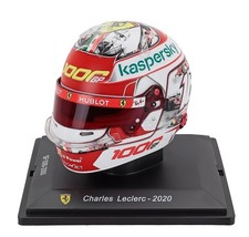 Leclerc Ferrari 2020 Tuscany 1000 GP Model F1 Helmet 1/5 Scale Spark Editions