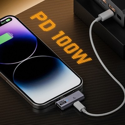 Advanced USB C OTG Adapter USB C Splitter Power Delivery for Professional Use