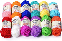 Lihao Wolle Zum HäKeln Und Stricken Set - Anti-Splitting 4-Fach Garn, ReißFeste