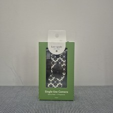 Kate Spade Target - Black White Pattern Single Use Camera 17 Photos - New