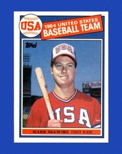 1985 Topps Set-Break #401 Mark Mcgwire NR-MINT *GMCARDS*