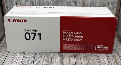 Canon 071 Genuine Black Toner for imageCLASS LBP120 MF270 Laser Printer NEW