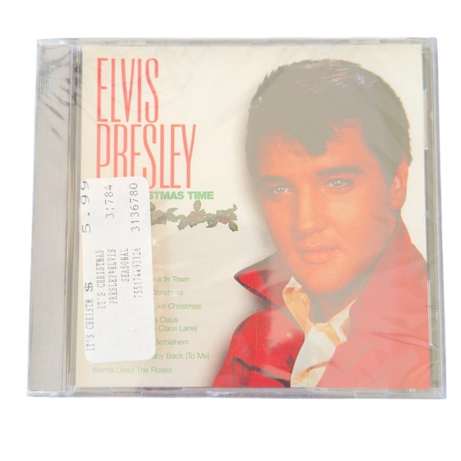 Vintage Elvis Presley It’s Christmas Time CD Holiday Album BMG NEW Sealed 80s