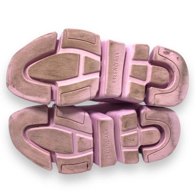 BALENCIAGA Knit Sneakers Speed Trainer 24.5cm Pink Ladies Women s Shoes From Jap thumbnail 2