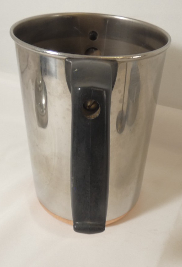 VTG Revere Ware 8 Cup Coffee Pot Percolator Pre 68 Stove Top Glass Knob Copper