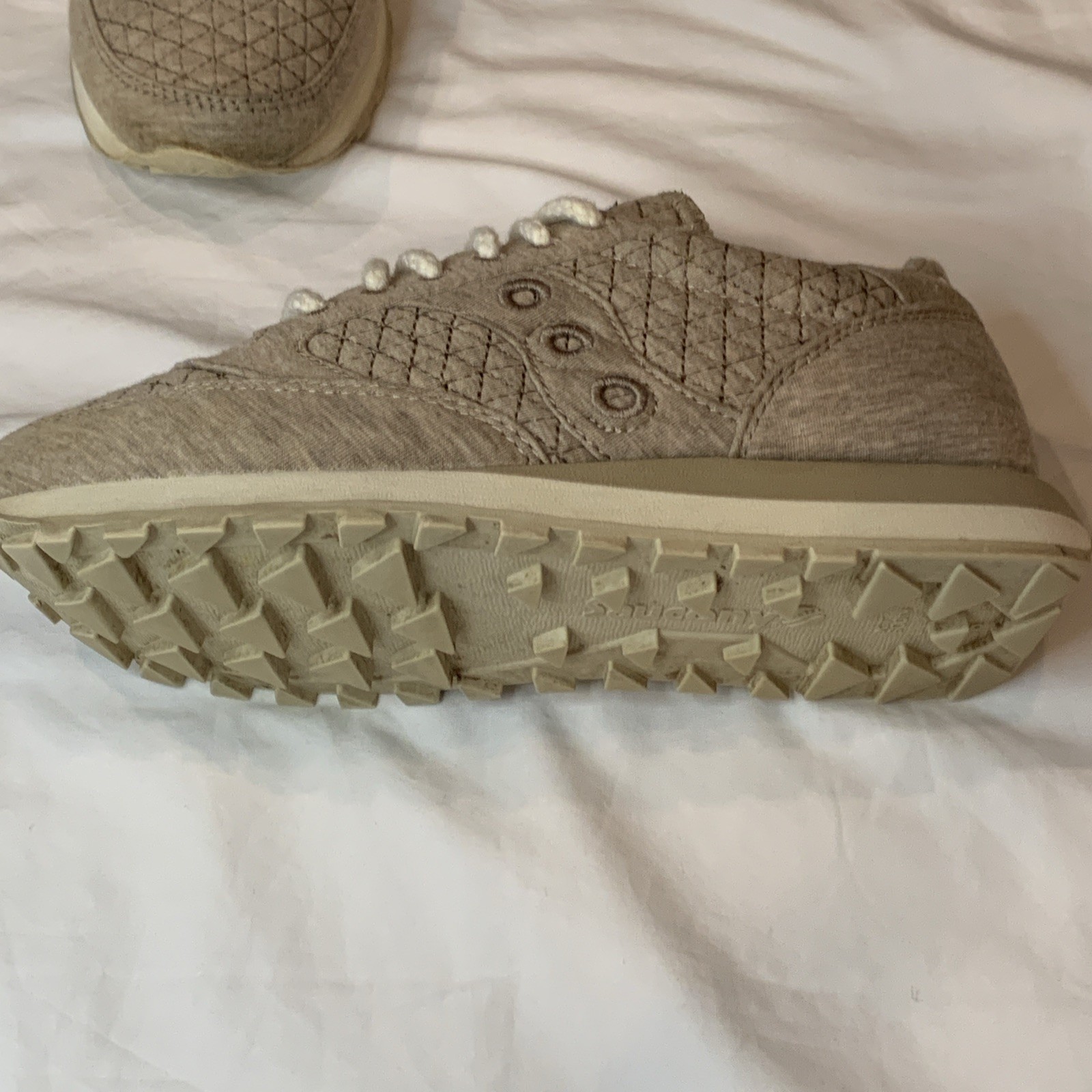 Saucony Shoes Womens 6.5 Jazz Original Walking Comfort Sneakers S60295 8 Beige thumbnail 4