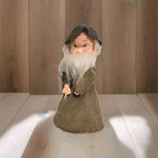 It's A Small World Music & Dances Vintage Moving Old Man Musical Doll