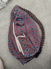 KAVU Rope Sling Crossbody Bag Hiking Trail Shoulder Backpack Tribal Limited Ed.