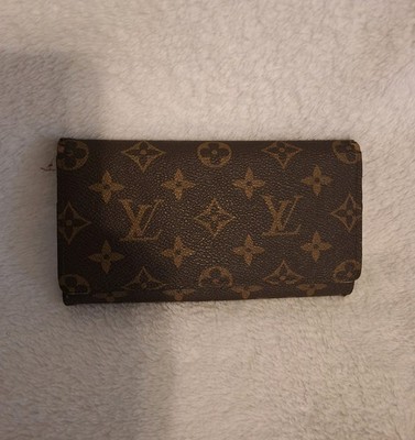 Authentic Louis Vuitton Monogram Porte Tresor Etui Papiers Trifold Wallet GUC