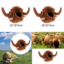Halloween Toro Mascota Disfraz Perro Vaca Sombrero Mascota Ropa Accesorios Mascota Divertido Buey Sombrero