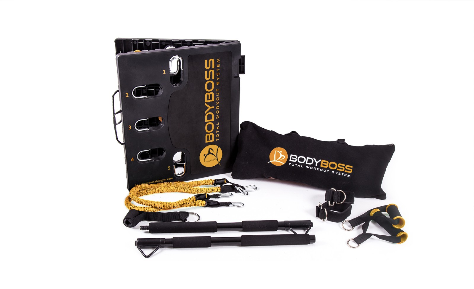 BodyBoss Home Gym 2.0 - Full Portable Gym - Gold
