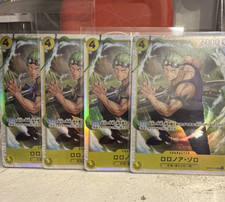 Roronoa Zoro OP15-113 x4 EB04-007x1 SR Lot of 5 Cards (Japanese) One Piece TCG