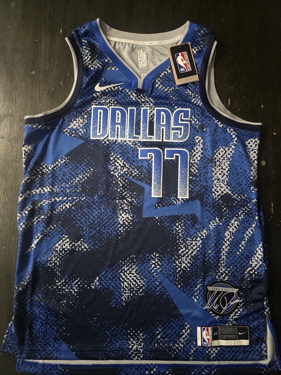 New Luka Dončić #77 Dallas Mavericks Nike Retro Basketbal Jersey