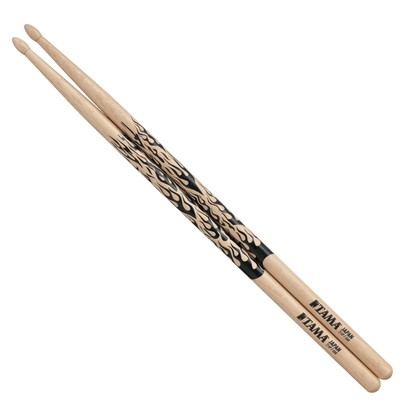 Tama 5A-F Rhythmic Fire Sticks Japanese Oak - Drumsticks