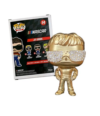 #ad PrimeTime Customs Diamonds Jeff Gordon Gold Metallic Funko Pop 1 of 3 $39.99