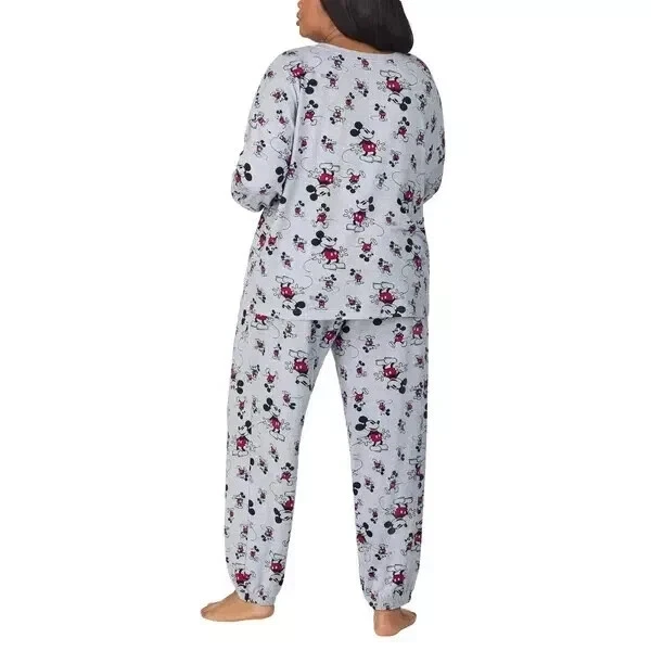 Disney Mickey Mouse Women's 2 Piece Lounge Pajama Set - Image 3 of 4