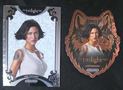 Twilight Saga Leah Clearwater WOLF DIE-CUT 2-Crd Lot PTW-B-10 Kakawow 26 Phantom