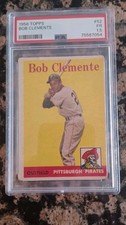 1958 Topps #52 Bob Clemente Pittsburgh Pirates PSA 1.5 Fair 