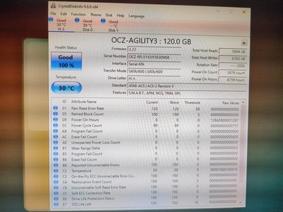 OCZ Agility 3 120GB,Intern