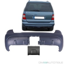 Mercedes ML W163 Stoßstange Hinten Heck grundiert ohne Parkhilfe+Abdeckung 01-05