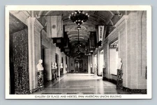 Gallery of Flags and Heroes Pan American Union Building Postcard 