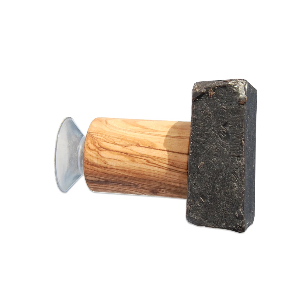 Magnetseifenhalter PISA aus Olivenholz inkl. Saugnapf und Seifenplättchen - Bild 3 von 3