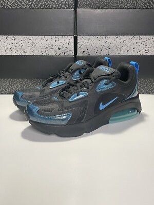 New Nike Air Max 200 SE (GS) ''Black Aurora'' CQ4009-001 Size 6-6.5Y / Women 7.5-8