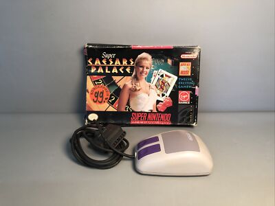 Nintendo | SNES Super Caesars Palace Casino Spiel mit Nintendo Maus | #J11