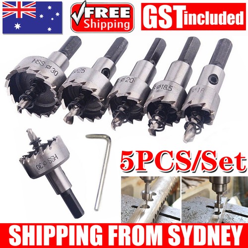 12mm-50mm HSS Drill Bit Hole Saw Tooth Set Stainless Steel Metal Alloy Cutter E | UK - Foto 12
