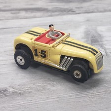 AURORA Thunder Jet 500 Hot Rod Roadster Cream HO Slot Car
