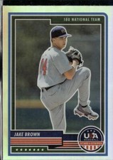 2023 Panini USA Baseball Stars & Stripes #41 Jake Brown Silver