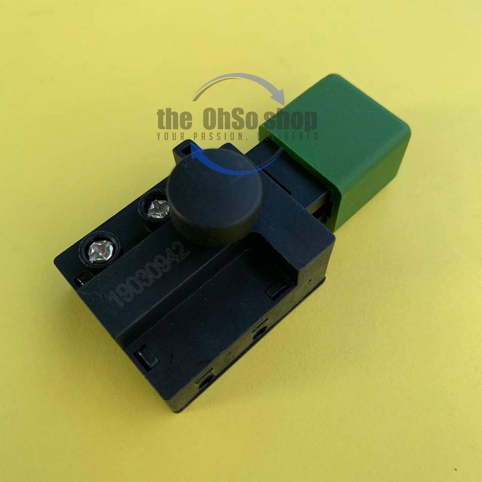 Interruttore On/Off Per Tosaerba Flymo - Ricambio Compatibile PLG072, Verde - Foto 2