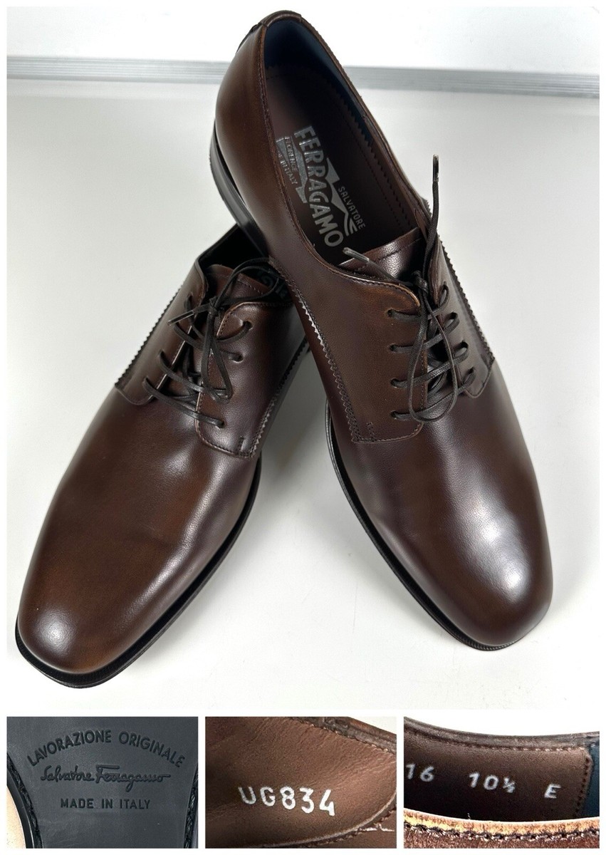 Salvatore Ferragamo Men’s Dress Shoes 10 1/2 Tramezza plain toe Oxford - Men | Ferragamo main image 3