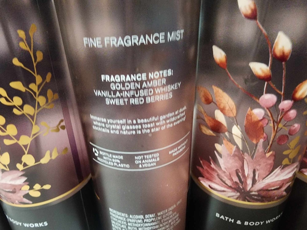 1 Bottle Bath & Body Works Sweet Whiskey Fine Fragrance Mist