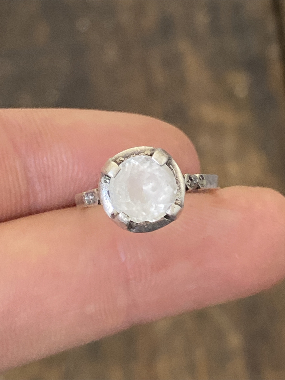 BAGUE ANCIENNE EN argent massif et grenat EUR 16,00 - PicClick FR