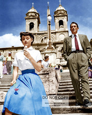 AUDREY HEPBURN Y GREGORY PECK EN "VACACIONES ROMANAS" - FOTO 8X10 (RT-458)