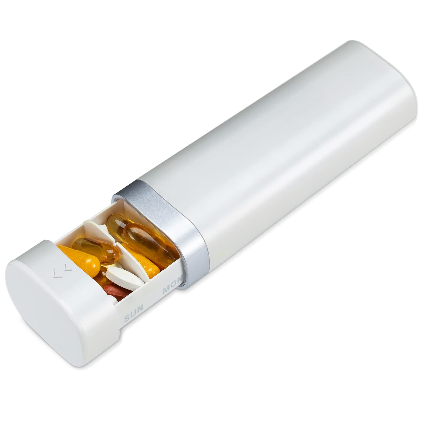 Weekly Organizer 7 Day, Daily Box, Travel Case, Cute Holder to Hold Vitamins,...