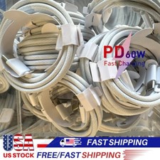 Bulk Lot PD 60W USB C to TypeC Charger Cable Fast Charging Lead Cord for Samsung