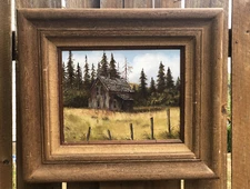 Vintage Oil Painting by Norma Wilson 1981 - 22” X 19”