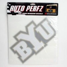 Byu Cougars Perforated Vinyl Window Decal
