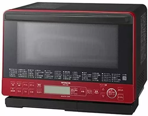 HITACHI MRO-S8Y-R Steam Microwave Oven 31L Healthy Chef Red NEW