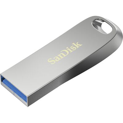 SanDisk Ultra Luxe 128 GB, USB-Stick, silber