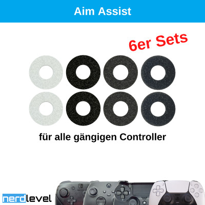 Aim Assist Controller Auto Aim Ziel Hilfe Ringe Thumbsticks für PS4 PS5 Xbox 
